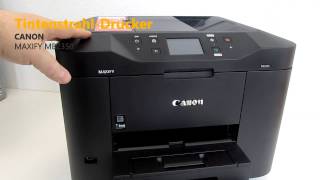 Canon Maxify MB2350 4in1Drucker Hands On Test  Deutsch  German ►► notebooksbilligerde [upl. by Savihc56]