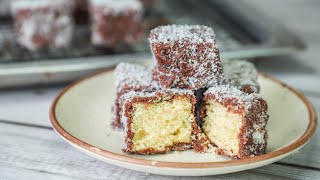 Lamington Cake Recipe  How To Make Lamingtons  Lamingtons Recipe [upl. by Leahcar]