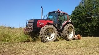 Broyage dherbe avec un Valmet 8000 [upl. by Gardy]