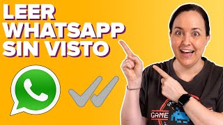 Así puedes LEER mensajes de WHATSAPP sin dejar en VISTO  ChicaGeek [upl. by Good]