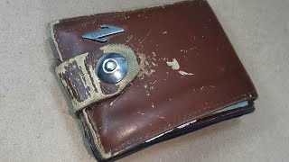 Restoration Of Leather Wallet [upl. by Klapp]