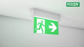 How to install Emergency Exit Lights [upl. by Kenton]