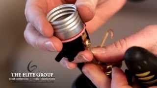 How To Rewire A Lamp  The Elite Group Property Inspections [upl. by Adnorat202]