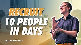 Network Marketing Recruiting – How To Recruit 10 People In 10 Days [upl. by Ibson]