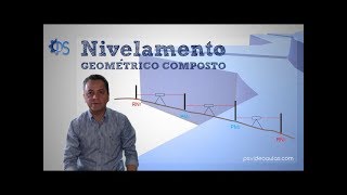 ENGENHARIA TOPOGRAFIA AGRIMENSURA ALTIMETRIA  Nivelamento Geométrico Composto [upl. by Yrrat]