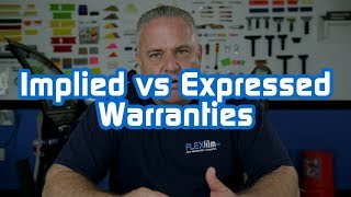 Implied vs Expressed Warranties [upl. by Boswall]