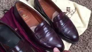 Shell Cordovan Penny loafer comparison  Allen Edmonds vs Alden [upl. by Adiasteb]