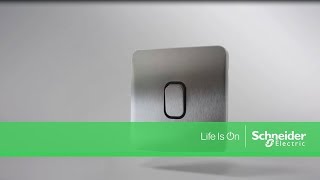 Lisse Screwless Deco Light Switches by Schneider Electric  Range Presentation [upl. by Miculek979]