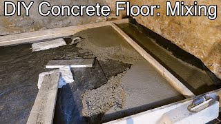 DIY Concrete Floor Pouring Slab 33 [upl. by Tollmann518]