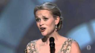 Reese Witherspoon Wins Best Actress  78th Oscars 2006 [upl. by Onaivatco]