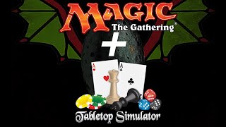 How to Play EDH on Tabletop Simulator  Playing Commander Magic the Gathering on TTS [upl. by Pendergast]