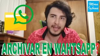 ¿Para qué sirve ARCHIVAR una conversacion en WHATSAPP  Tutorial de whatsapp en español [upl. by Bonney]