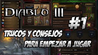 Diablo 3 guía 👿 CONSEJOS y TRUCOS para empezar a jugar 1 [upl. by Dagnah]