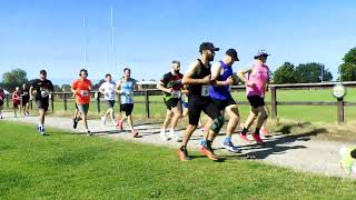 Sandbach 10k Start  2024 [upl. by Anaibaf]