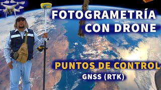 LEVANTAMIENTO DE PUNTOS DE CONTROL  GNSS RTK  FOTOGRAMETRÍA [upl. by Laeahcim947]