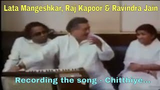 Lata Mangeshkar live recording a song for movie Heena [upl. by Ennaeirb]