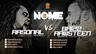 ARSONAL VS BRIZZ RAWSTEEN SMACK URL RAP BATTLE  URLTV [upl. by Eelirrem744]