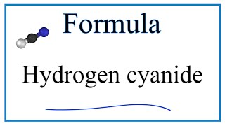 How to Write the Formula for Hydrogen cyanide [upl. by Eirelav]