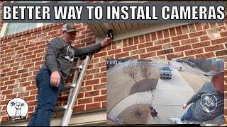 EASY Ring Camera System Install  No Drilling In Your Home [upl. by Yram]