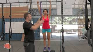 How To Use Resistance Band for Pull Up Progression  WOD Nation coach Barry  CrossFit Chiang Mai [upl. by Nnave]