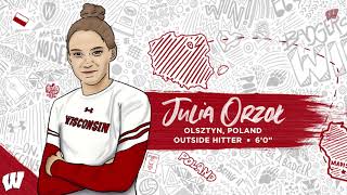 Signing Day  Wisconsin Volleyball Class of 2021  Julia Orzoł [upl. by Tullusus]