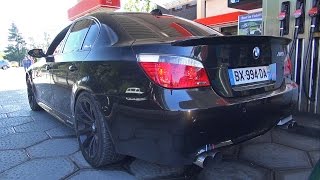 BMW M5 V10 w Straight Pipes Exhaust Amazing Sound [upl. by Derte]