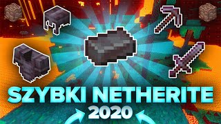 JAK SZYBKO ZNALEŹĆ NETHERITE W MINECRAFT 1164 NAJEPSZA METODA NA ZNALEZIENIE NETHERITE 2021 [upl. by Arvie]