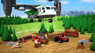 Cargo Heliplane  LEGO City  60021 [upl. by Asi]