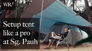 Sg Pauh Campsite x Quechua Arpenaz 41  S1E02 [upl. by Aldwon569]