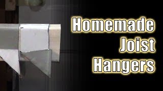 Making Some DIY Homemade Joist Hangers [upl. by Naillij]