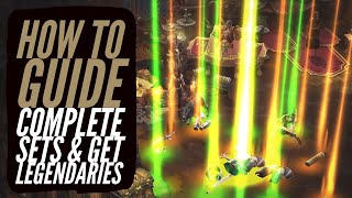 Diablo 3  How To Complete Sets amp Get Legendaries [upl. by Gnof]