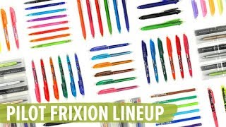 Pilot FriXion Lineup amp Technology [upl. by Neille]