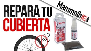 Cómo reparar una cubierta de bicicleta tubeless [upl. by Giefer310]