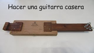 🎸 Como Hacer Una GUITARRA Casera 🎸 [upl. by Lin]