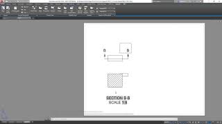 Section Views in AutoCAD [upl. by Etnahsal617]