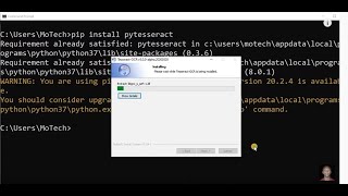 How to install Pytesseract in Windows [upl. by Ricarda]