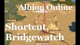 Albion Online  Caerleon to Bridgewatch fast almost safely [upl. by Cinom854]