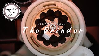 DeLonghi Grinder Cleaning and Adjust  Step by Step [upl. by Merwyn]