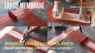 SEMCO Liquid Membrane  Crack Bridging [upl. by Nol425]