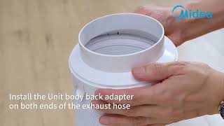 How to install a Midea Portable Air Conditioner [upl. by Nonnahc]