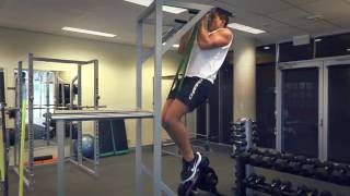 Band Assisted Chin Ups Exercisescomau [upl. by Corbett466]