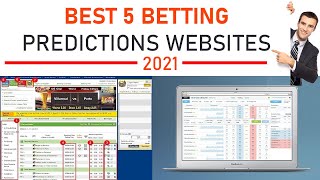 Best 5 Betting Predictions Websites for 2021  Betting Strategies [upl. by Jdavie]