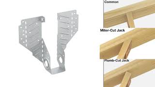 How to Install the LSSR SlopeableSkewable Rafter Hanger [upl. by Paolo]