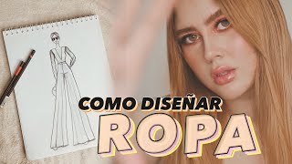 COMO DIBUJAR ROPA EN UN FIGURÍN DE MODA 3  Pau Chong [upl. by Assenal]