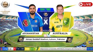 Afghanistan vs Australia Lahore Live Cricket Match Today  AFG vs AUS Live Match Today AFG vs AUS [upl. by Assirt67]