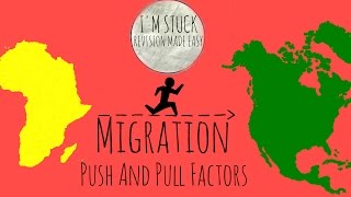 Migration  Push and Pull Factors  GCSE Geography [upl. by Telford421]