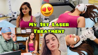 😱Secret Behind The Glowing Skin Of Stars amp Actresess OMG I did Laser Skin Treatment Bindass Kavya [upl. by Aicila]