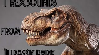 The Many sounds of The TRex from Jurassic Park [upl. by Neelra]