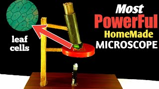 How To Make A Powerful DIY Microscope Thats Easy To Use [upl. by Cindi]