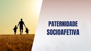 Paternidade socioafetiva [upl. by Adachi]